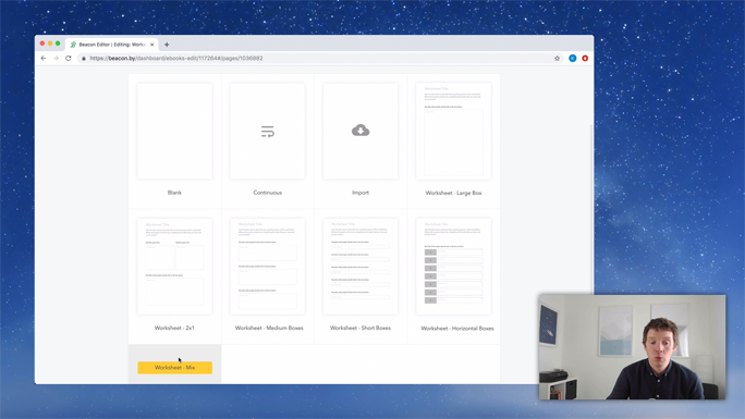 Adding a new page to the workbook lead magnet