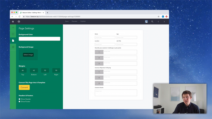 Adding new input areas to a worksheet lead magnet